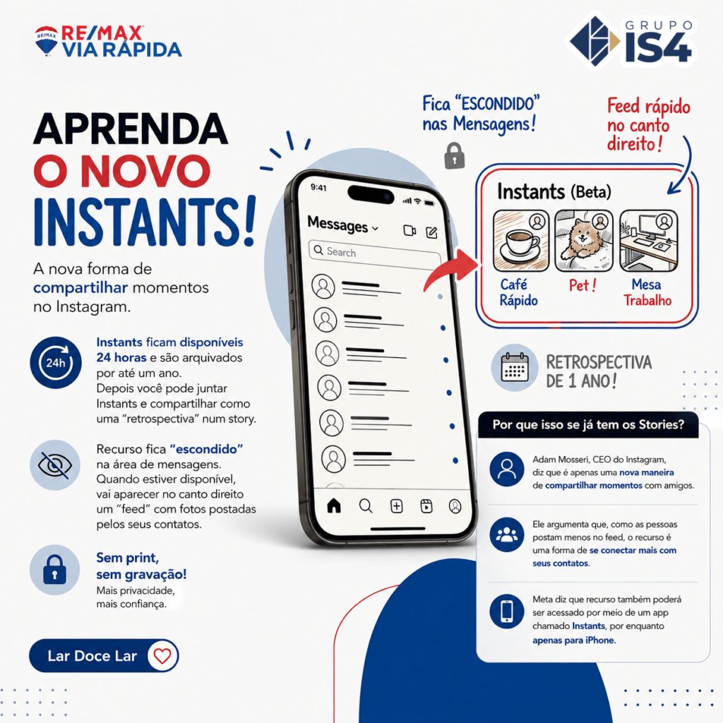 Como usar o Instagram Instants no Mercado Imobiliário